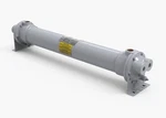 American Industrial SAE-703-B4-FP-STS-SB Heat Exchanger W/316SS Tubing/bonnets. Fixed Price $1950.00.