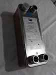 Brazed Plates Solid Copper Heat Exchanger BL26-40D Wise Water 4X12". Fixed Price $149.00.