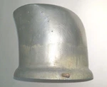Vintage Aluminum Peaked Crown Hat/cap/millinery Steam Block;form;mold;die, 6-7/8. Fixed Price $99.00.