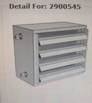 New Central Boiler Fan Coil Unit Heater 100K BTU#2900545 Exchanger Hvac. Fixed Price $569.95.