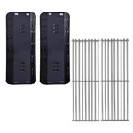 P9350A Porcelain Steel Heat Plate Shield And 67241 Cooking Grids Replacement .... Fixed Price $116.00.
