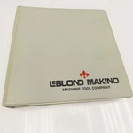 Leblond Makino Fnc 106-A Programming Operator Manual Fanuc System 11M. Fixed Price $38.99.