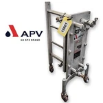 Used Apv Spx Brand Stainless Steel Paraflow Heat Transfer Exchanger SR1 R-12. Fixed Price $1237.00.