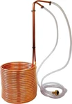 Ny Brew Supply 3/8" X 50' Copper Wort Chiller W/garden Hose Fittings - Unused. Fixed Price $105.00.