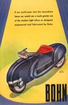 1947 Bohn Motorcycle Aluminum Futuristic Space-age Walker Artist Poster 318463. Fixed Price $21.95.