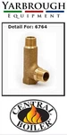 New Oem Central Boiler Offset Brass Tee #6764 - 3/4" Mpt X 1/2" Fpt. Fixed Price $24.75.