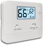 Nonprogrammable Thermostat For Home, Digital Energy-saving White. Fixed Price $33.11.