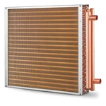 Uimoso 20"X Heat Exchanger Water To Air 3-ROW 3/8" Copper Ports 242 Fins. Fixed Price $229.89.