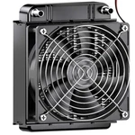 Clyxgs Water Cooling Radiator, Pipe Aluminum Heat Exchanger 80MM, Black. Fixed Price $27.34.