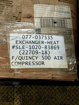 Quincy SLE-1020-83869 Heat Exchanger (22709-18) For 500-NEW Box. Fixed Price $1155.59.