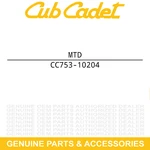 Mtd 753-10204 Red Starter Housing Troy-bilt TB304S TB304H TB304CEC TB304BC. Fixed Price $39.95.
