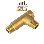 Central Boiler Parts 3/4"MPT X 1/2"FPT Offset Tee (#6764). Fixed Price $22.22.