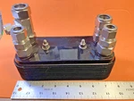 Heat Exchanger, Gea Flat Plate, Liq To FPD3X8-20/7507 With Swagelok Fittings. Fixed Price $99.00.