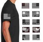 American Flag Heat Transfer WHITE-10 Pieces. Fixed Price $6.99.