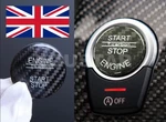 Genuine Carbon Fibre Cover Engine Start Stop Push Button Black For Bmw X5 X6 E70. Fixed Price $27.70.