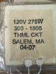 Toastmaster TP-409 Star 2N-3001805 Element Heating Free Ovenight Shipping!. Fixed Price $195.00.