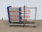Alfa Laval M10-MFG Stainless Steel Plate Heat Exchanger 322 Sq Ft 150 Psi. Fixed Price $8500.00.
