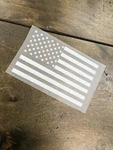Heat Transfer American Flag 100 Pack White Imprint. Fixed Price $42.00.