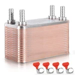 Mrbrew Wort Chiller 40 Plates, 1/2 Barb Fitting Connection, Brazed Copp.... Fixed Price $88.89.