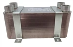 40 Plate Water To Brazed Heat Exchanger 1" Fpt Ports W/ Brackets. Fixed Price $301.00.