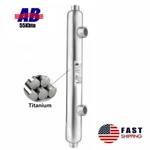Salt Water Heat Exchanger Titanium 55KBTU Same Side 1" 3/4"FPT Mariculture. Fixed Price $294.99.