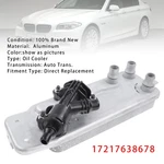 Transmission Oil Cooler Heat Exchanger W/ Thermostat 17217638678 For Bmw 535I Gt. Fixed Price $120.99.