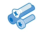 Midea 11301134000148 1/2" Screw Steel Fastener. Fixed Price $19.99.