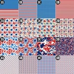 Patriotic Heat Transfer Vinyl, Pattern Adhesive American Flag, 4 Of July. Fixed Price $5.00.