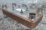 Kelvion FP10X20L-30 In Mpt Connection Brazed Plate Heat Exchanger. Fixed Price $2199.99.