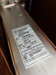 Itt Brazepak BP415-068 Brazed 21"X 4-1/2" Heat Exchanger 1-1/2" Ports , Plate. Fixed Price $3290.00.
