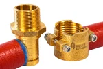 1" Pex Brass Clamp Fittings Barb Mpt Oem 5642 Central Boiler Parts. Fixed Price $23.00.