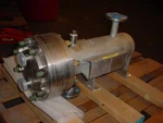 3.8 Sq. Ft. 316 Stainless Steel Tube Heat Exchanger. Fixed Price $1250.00.