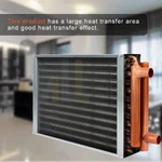 Fin Heat Exchanger 12X15 Grey Stainless Steel Saving For Outdoor Wood Furnaces. Fixed Price $125.99.